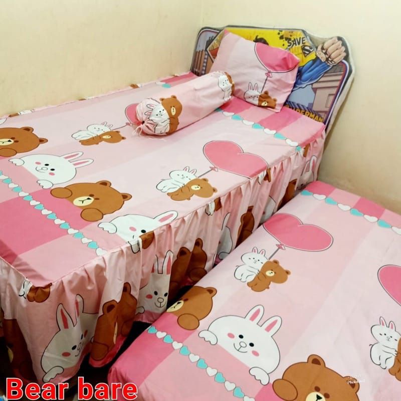 Sprei Bed Sorong Biasa, Bed Sorong Rumbai