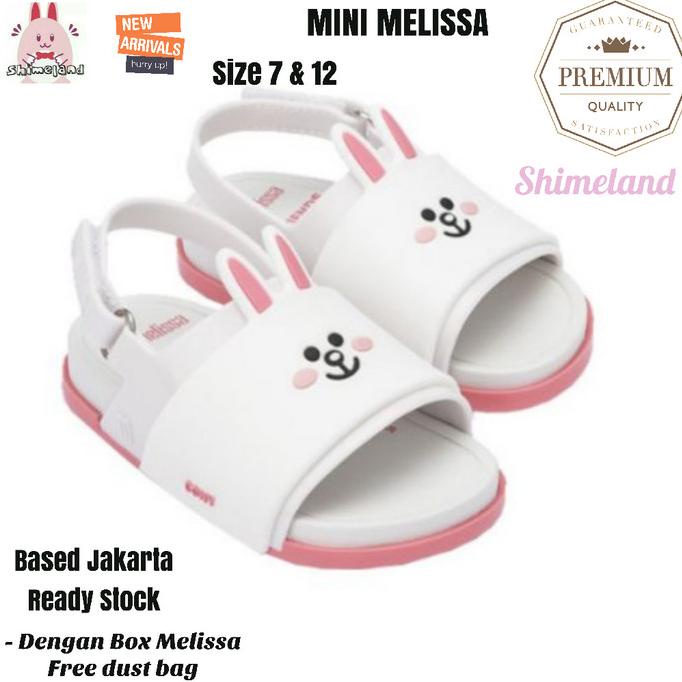 Mini Melissa Beach Slide BB Sendal Sepatu Anak Perempuan Kado Sandal