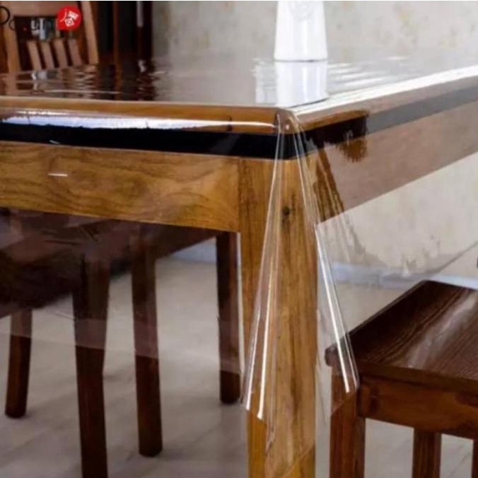 Plastik Mika Bening 1 Roll/Taplak Meja Mika 1 Gulung