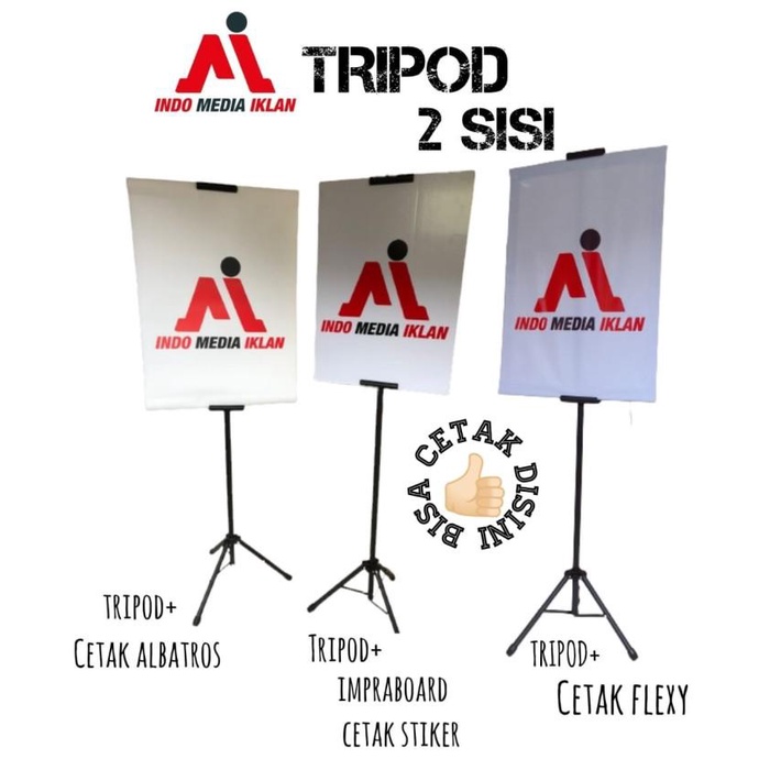 

Terlaris Tripood Banner Dan Impraboard Murah, 5Mm + Cetak Stickers