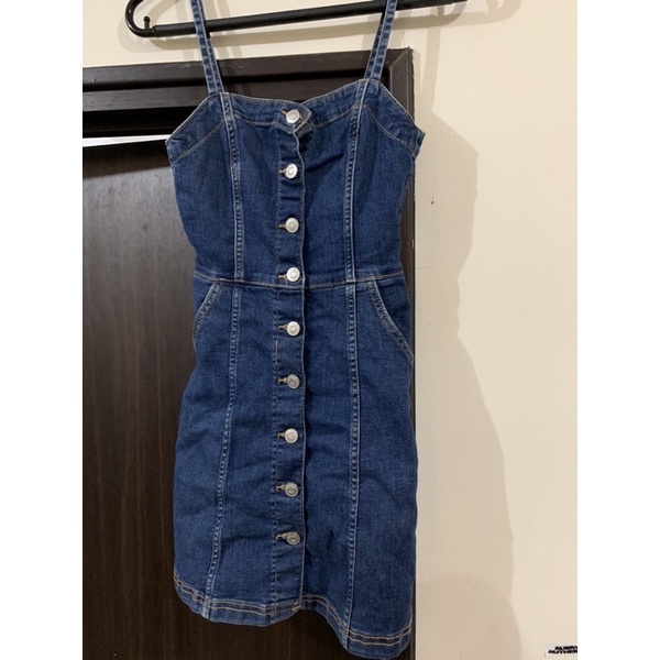 dress denim h&m