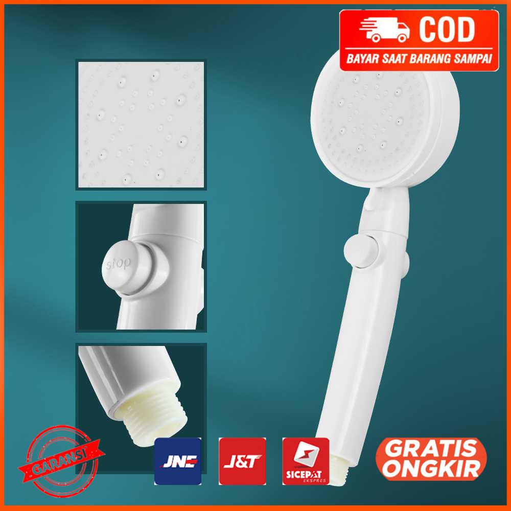 Set Kepala Shower Mandi One-Key Stop 5 Mode Adjustable SH24