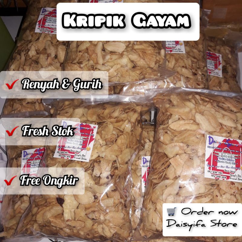 

(READY) 1 Kg Kripik Gayam Renyah Gurih Bawang Empuk Freshstok Kemas Standing Pouch Criping Ceriping Emping Keripik Kripik Simping Chest Nut Buah Gayam Cemilan Snack Makanan Ringan Viral Tradisional Jadul Curah Kiloan Ecer Grosir Kerupuk Krupuk Khas