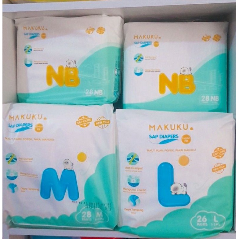 Diapers Makuku NB M L