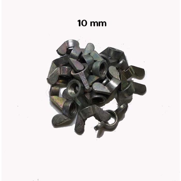 Mur Kuping Baut Mor Moor Baut NC BH Baut Kuning Kuping Wing Nut murah