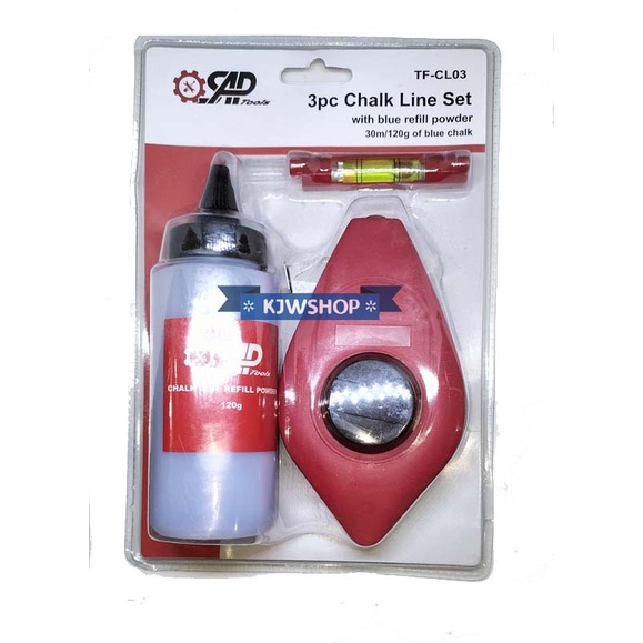 

Sipatan Lot Benang Kapur Tarikan Benang Chalk Line Set Refill Blue murah