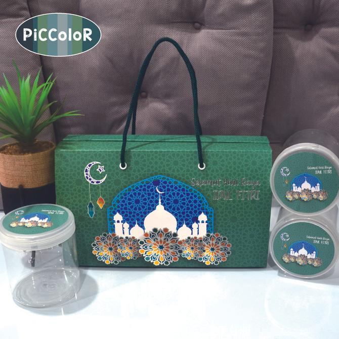 

Hampers Gable Box Lebaran / Kotak Hampers Idul Fitri / Hijau (28X10X11 Cm) Discount