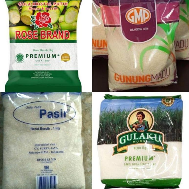 

♠ Gula pasir all varian 1kg kemasan original
