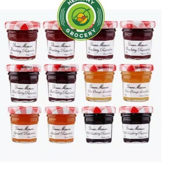 

kodeH2t7S Star seller Bonne Maman 30gr Selai Orange Marmalade Strawberry Blueberry Apricot Honey Raspberry