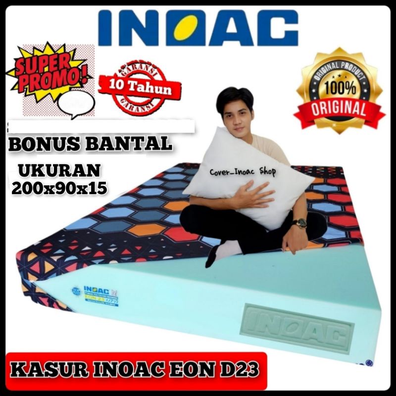 Kasur Busa Inoac EON D23 Uk-200x90x15 Original Garansi 10 Thn Bonus Bantal