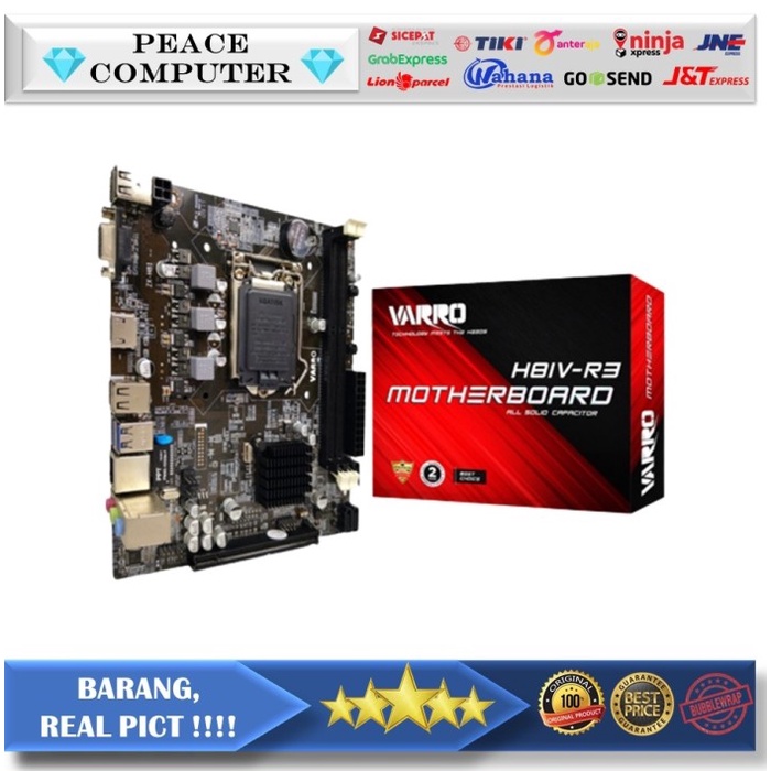 Terlaris Mainboard H81 Varro / Mainboard Varro H81 Intel Lga1150