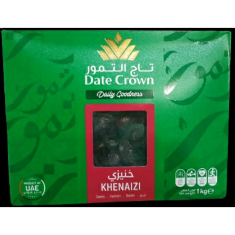 

Kurma Date Crown Khenaizi 1Dus Exp Desember 2023 /Khenaizi 1Dus/Khenaizi 1Kg 1Dus/Kurma Khenaiz