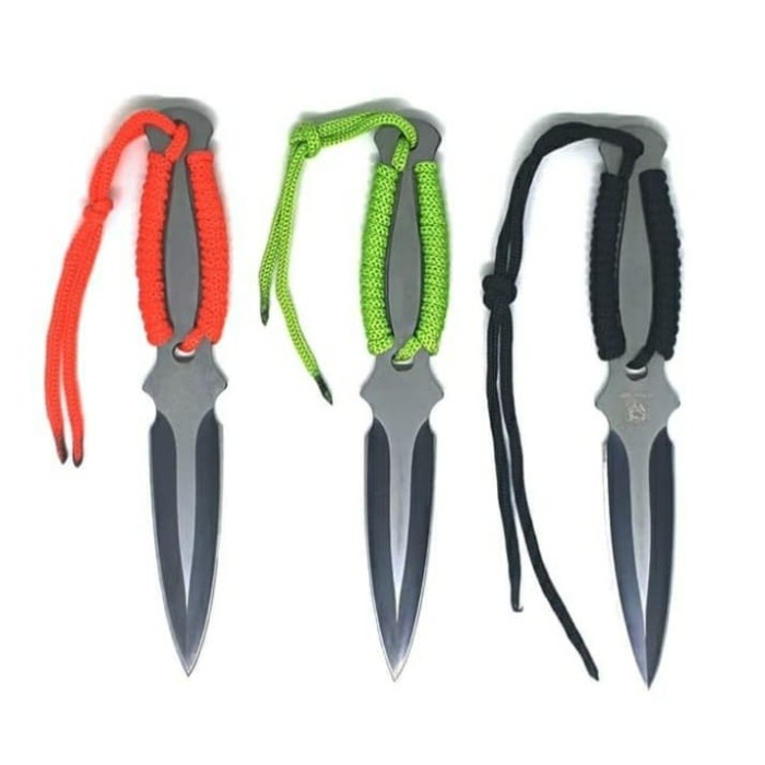 Pisau Lempar Survival Kit P870 Pisau Lempar Ninja Isi 3 Mata Tw