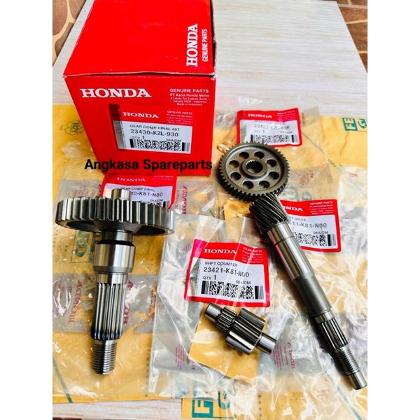 Gigi Rasio K81 Gear Rasio 4pcs Beat fi esp Beat Street Beat pop Scoopy esp ORI