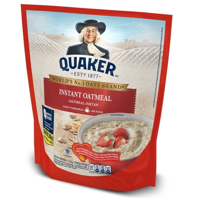 

Quaker Instant Oatmeal 1200 gr mer01