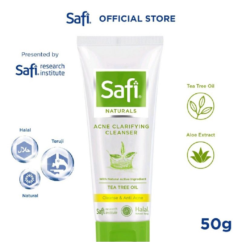 SAFI NATURALS ACNE FACE WASH 50ml