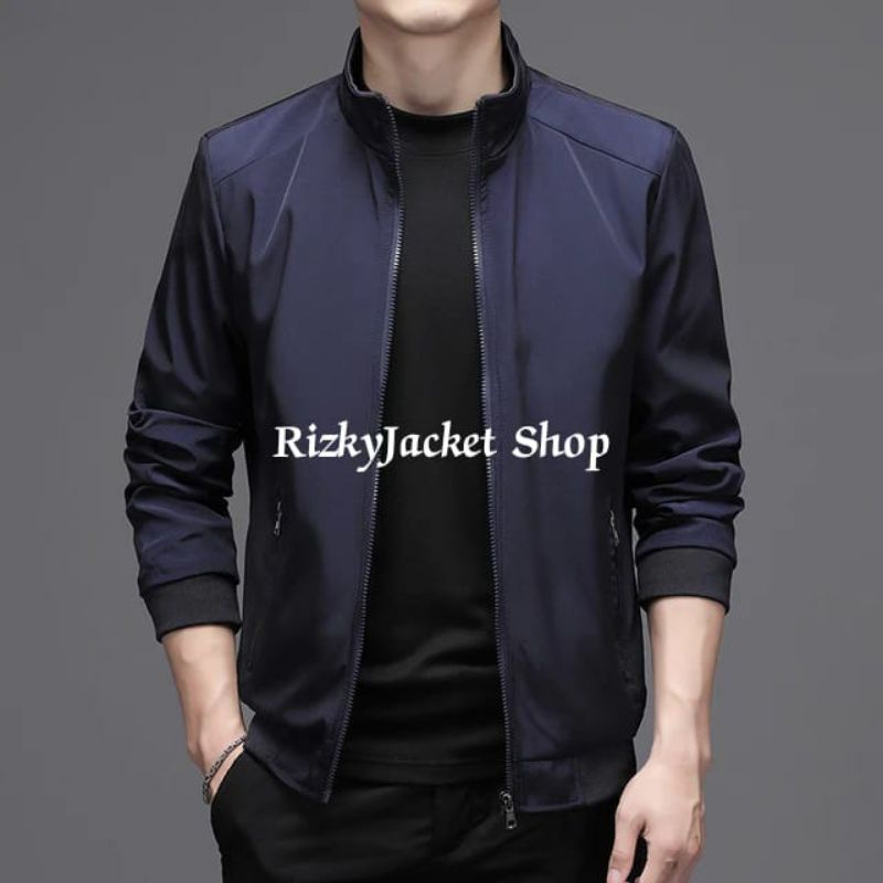 Jaket bomber pria simple/Jaket taslan premium keren/Jaket motor pria simple nyaman dipakai