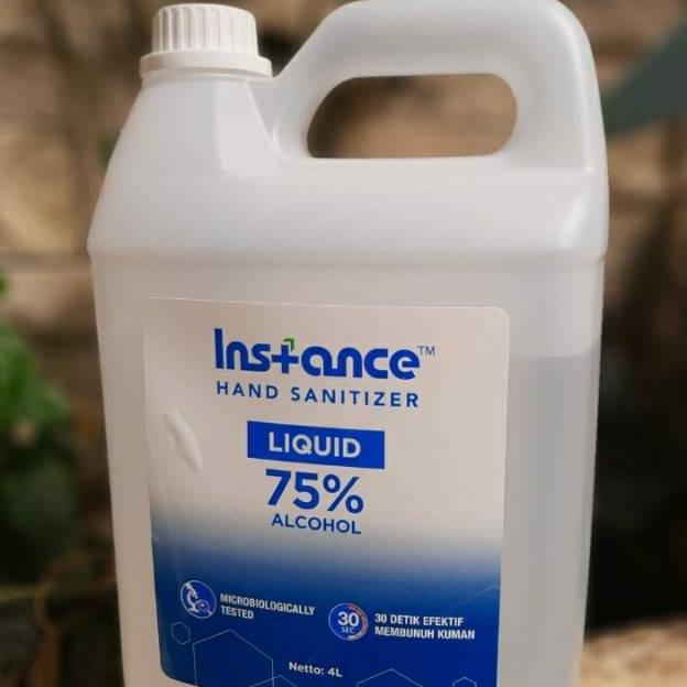 INSTANCE HAND SANITIZER GEL / LIQUID 4 LITER / HAND SANITIZER INSTANCE