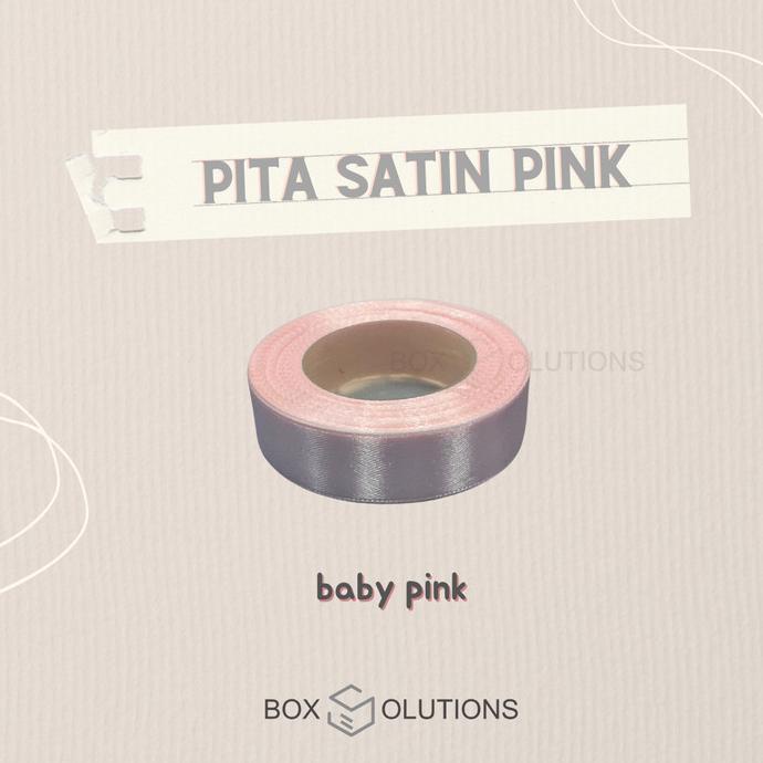 

Produk Unggulan] Pita Satin Hampers Baby Pink / Dusty Pink - 3/4 inch