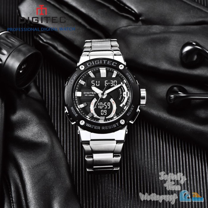Flash Sale Jam Tangan Cowok Digitec Da3111T Kualitas Original Waterproof Terbaru