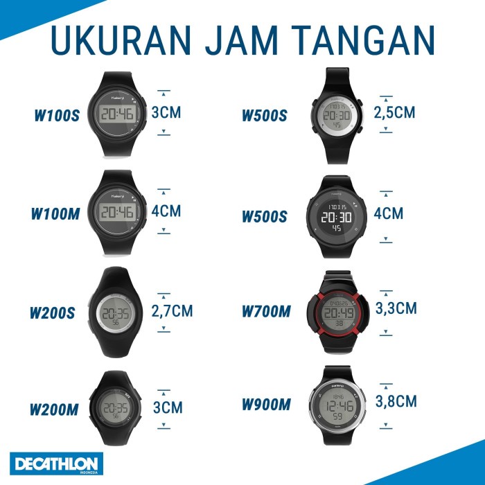 Flash Sale Decathlon Kalenji Watch W500 M Swip Black - 8332145 Termurah