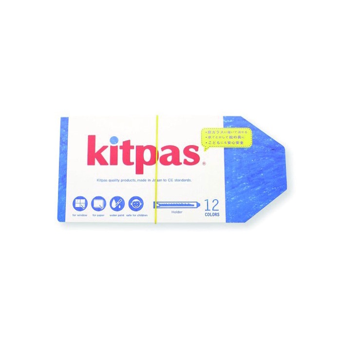 

Terlaris Kitpas Crayon Original Japan - Kitpas Holder Marker 12 Colors