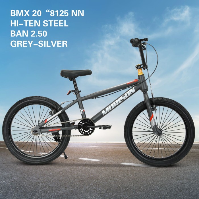 Terlaris Sepeda Bmx 20 Inch Morison 8125 Ban 2.50 Terbaru