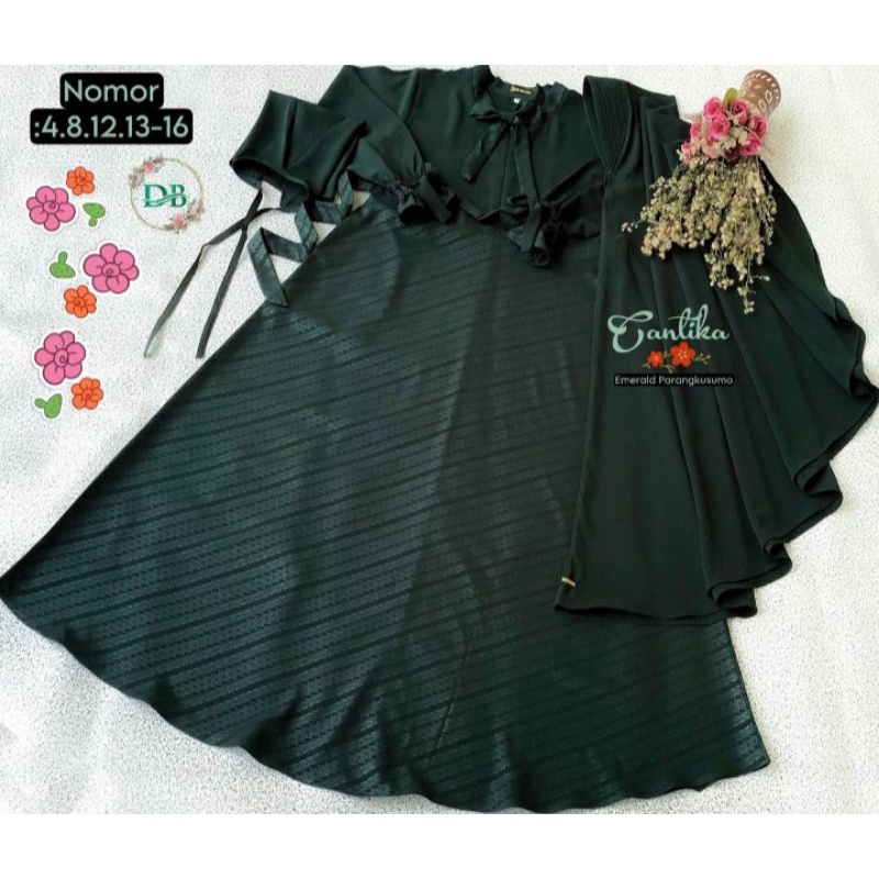Set Gamis Syar'i Anak Cantika dan Salju Kids by Duta Busana