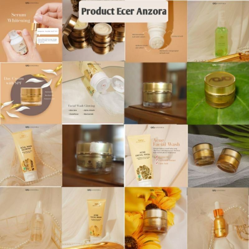 Ecer anzora skincare/eceran produk anzora/satuan anzora skincare