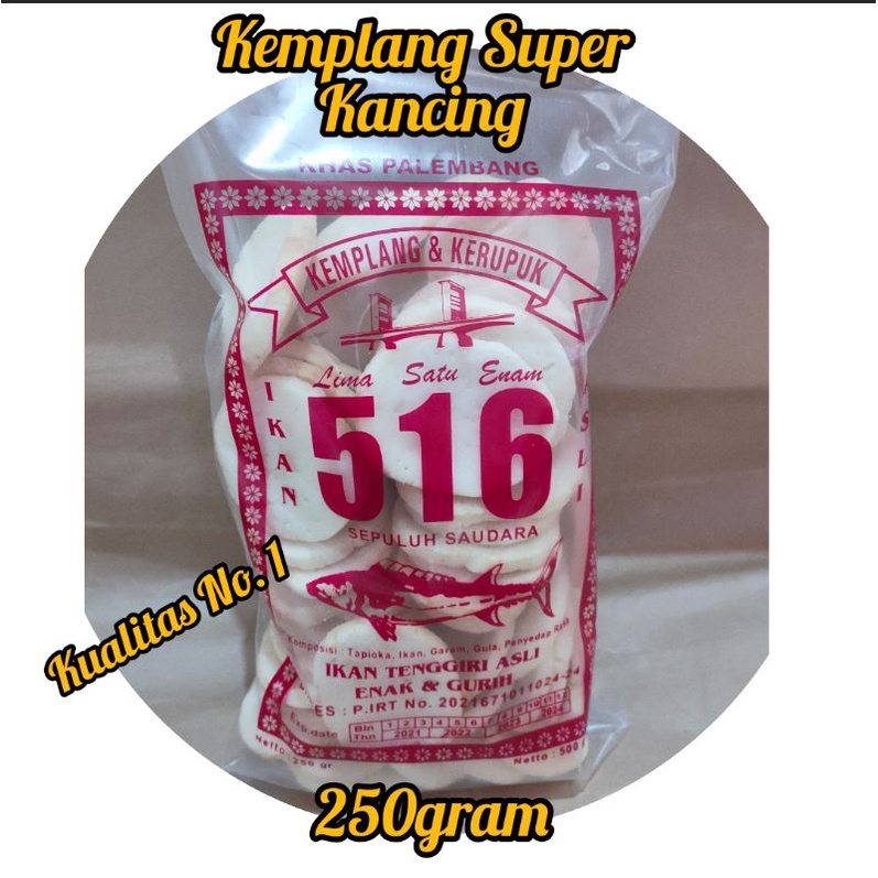 

Kemplang Kancing Super 250gr