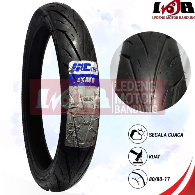 IRC Exato 80/80-17 Ban Luar Tubeless Motor Bebek Ring 17 Front Rear sparepart 54PR23