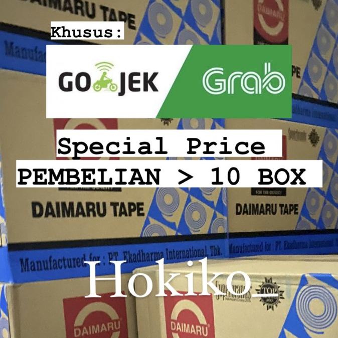 

HOT PROMO Lakban Daimaru 2 inch - Bening / Transparan 90Y 90 Yard (Per Dus)