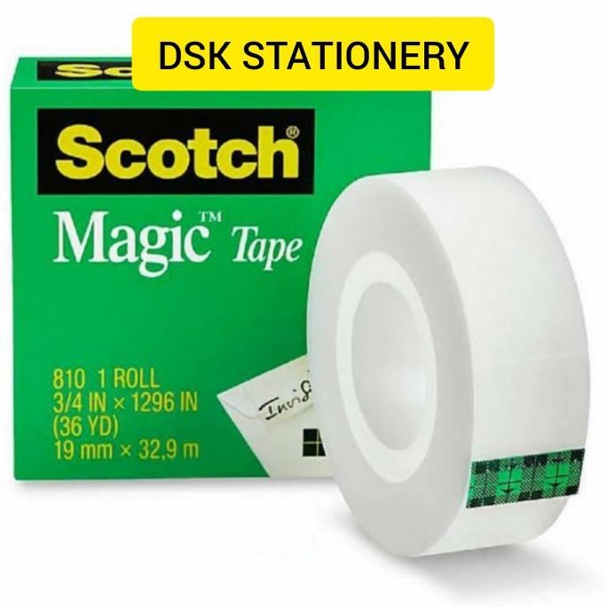 

JUAL ISOLASI SCOTCH MAGIC TAPE 3M 810 3/4" X 36 YARD