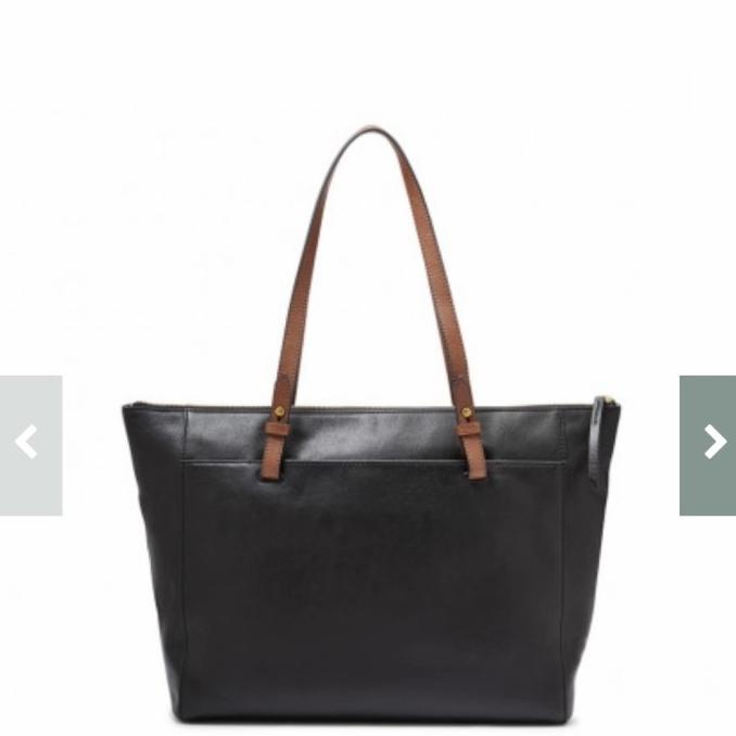 Tas fossil rachel tote black