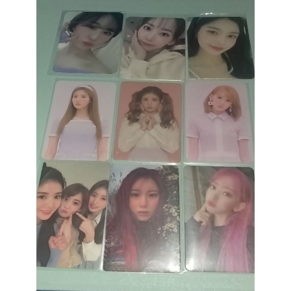 Photocard IZONE Eunbi Sakura Chayeon Dicon Chaeunsa Unit