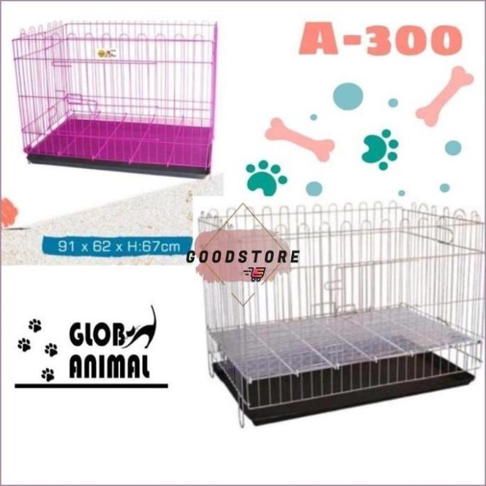 Kandang Hewan Atas Terbuka Octagon A300 Kandang Anjing Kucing 91X62X67 Serbaadaloh32