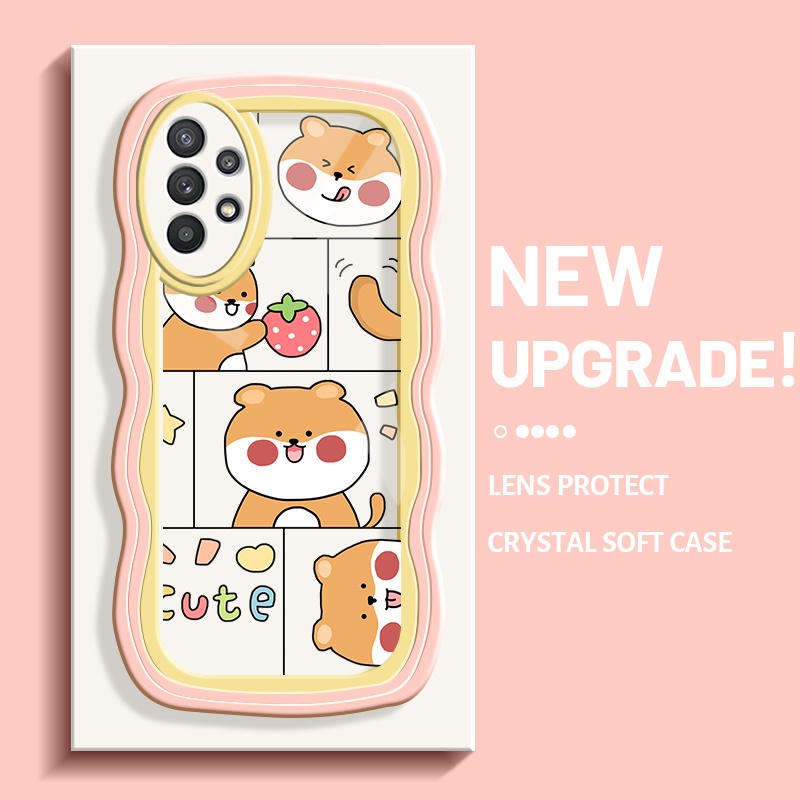 Casing Ponsel untuk Samsung galaxy A32 4G A32 5G A33 5G M32 5G Casing Fashion Shiba Inu Pola Indah C