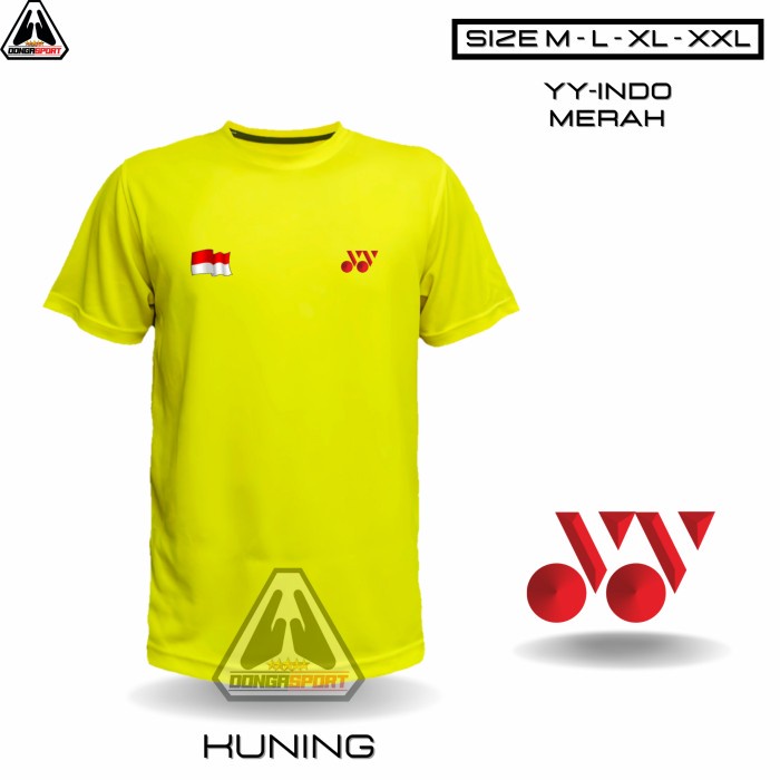 Bpy-06 Yy Indo Baju Badminton Premium Yonex Kaos Bulutangkis Premium