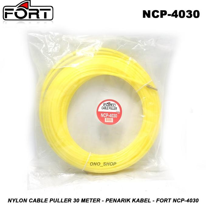 Nylon Cable Puller 30 Meter - Penarik Kabel - Fort NCP-4030 perkakas 54PR23