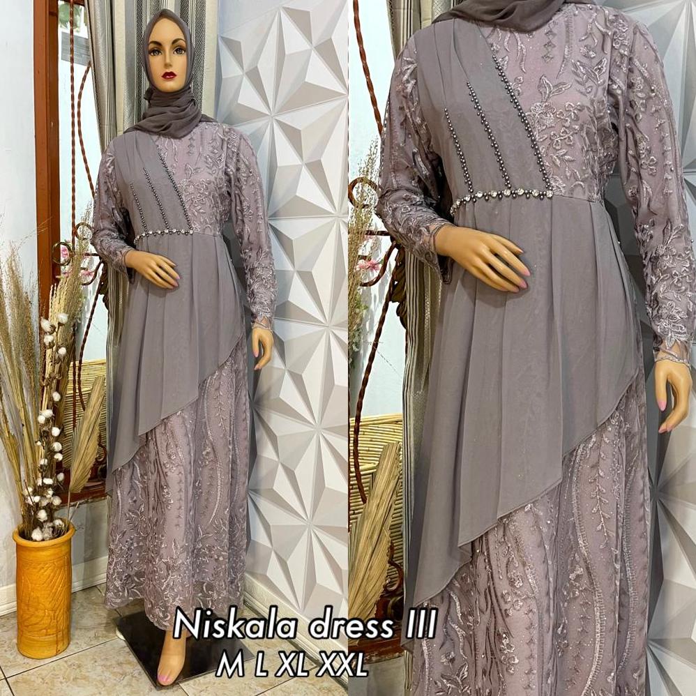 GAMIS TILE NISKALA/ GAMIS/ GAMIS TERBARU/ GAMIS PESTA/ GAMIS KONDANGAN/ GAMIS TILE/ GAMIS BRUKAT/ GA