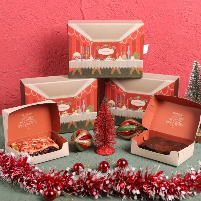 

SAMEDAY ONLY Fudgybro Christmas Hampers Small Box Package