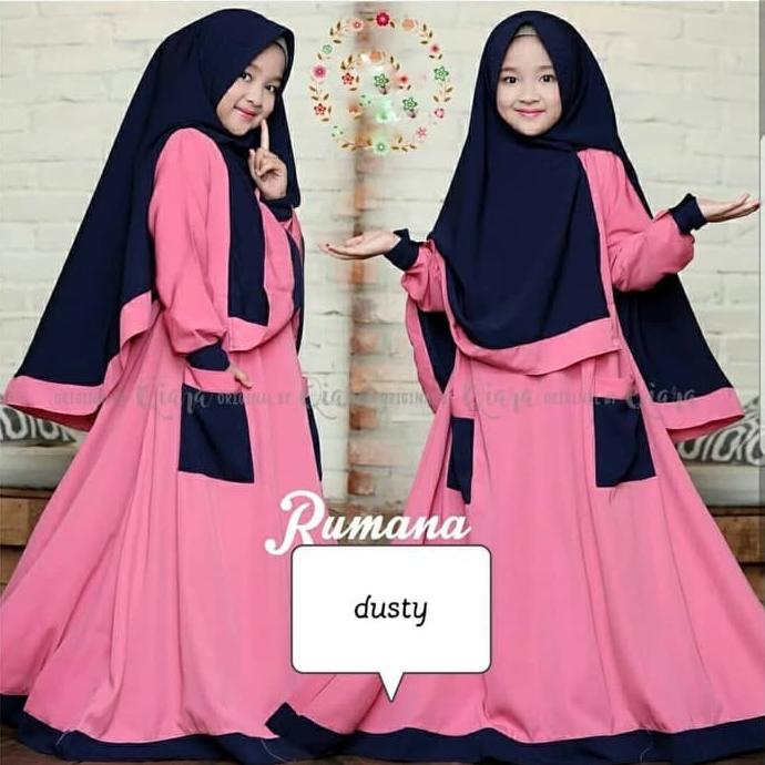 GAMIS SYAIR'I ANAK / DRESS MUSLIM ANAK PEREMPUAN