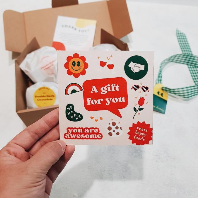 

Hehe Gift Hamper | Gift Box | Soft Baked Giant Cookie