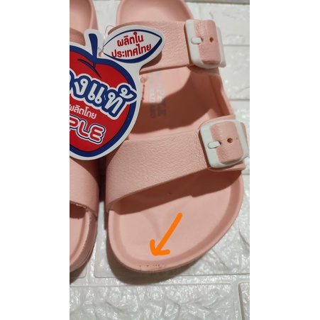 [Defect] Sandal Red Apple BG3662 Sol Tebal Pink Pastel