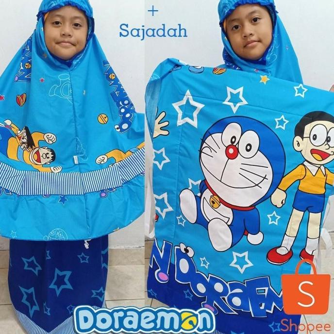 MUKENA ANAK | MUKENA KARAKTER | MUKENA DORAEMON