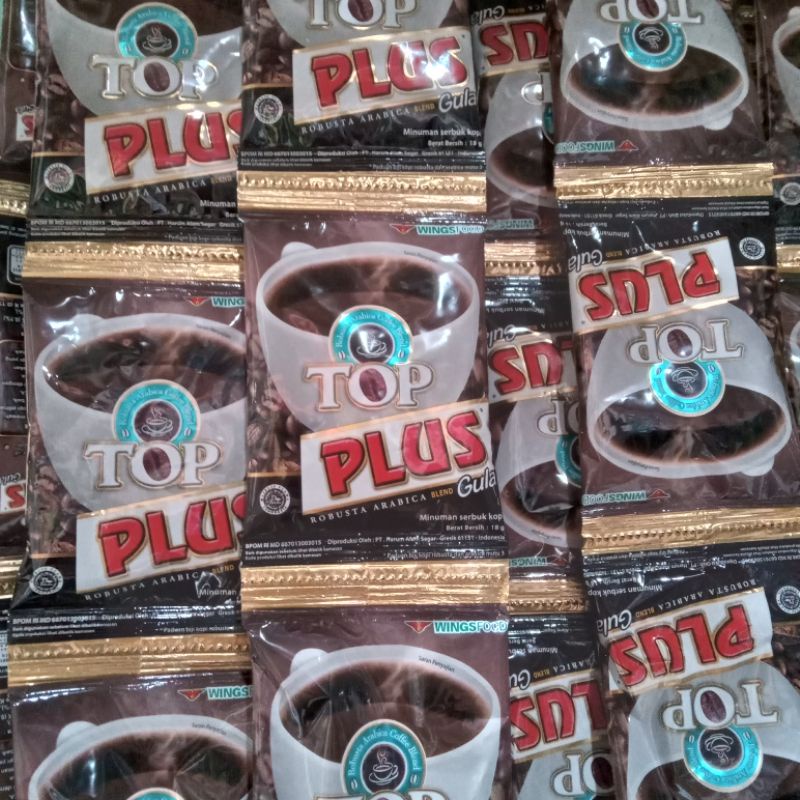 

Top PLUS Kopi + Gula 18 Gram