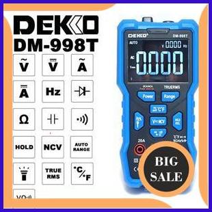 Digital Multimeter Auto Range - True RMS - Dekko DM-998T tools n parts 54PR23