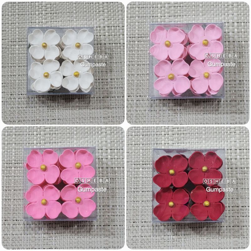 

[osheba] gumpaste bunga berkawat bk BB - 4K