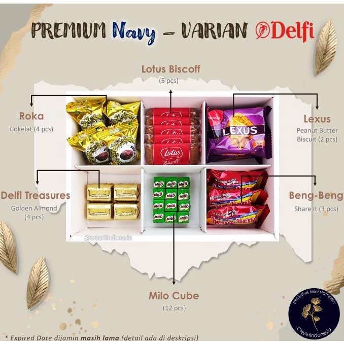 

Hampers Birthday / Hampers Wisuda / Hadiah Anniversary - Navy Premium