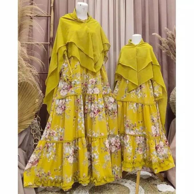 COUPLE GAMIS MONALISA / CP MOM KIDS / CP BAJU MUSLIM / CP GAMIS SYARI